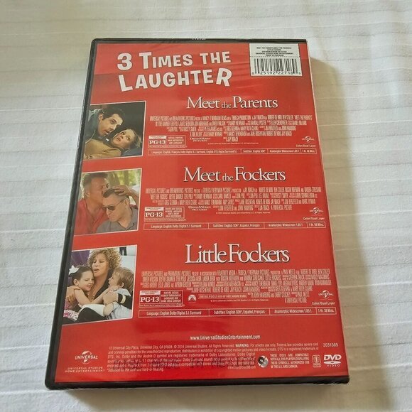 3-Movie Laugh Pack DVD: Meet The Parents Meet The Fockers & Little Fockers - Picture 2 of 5